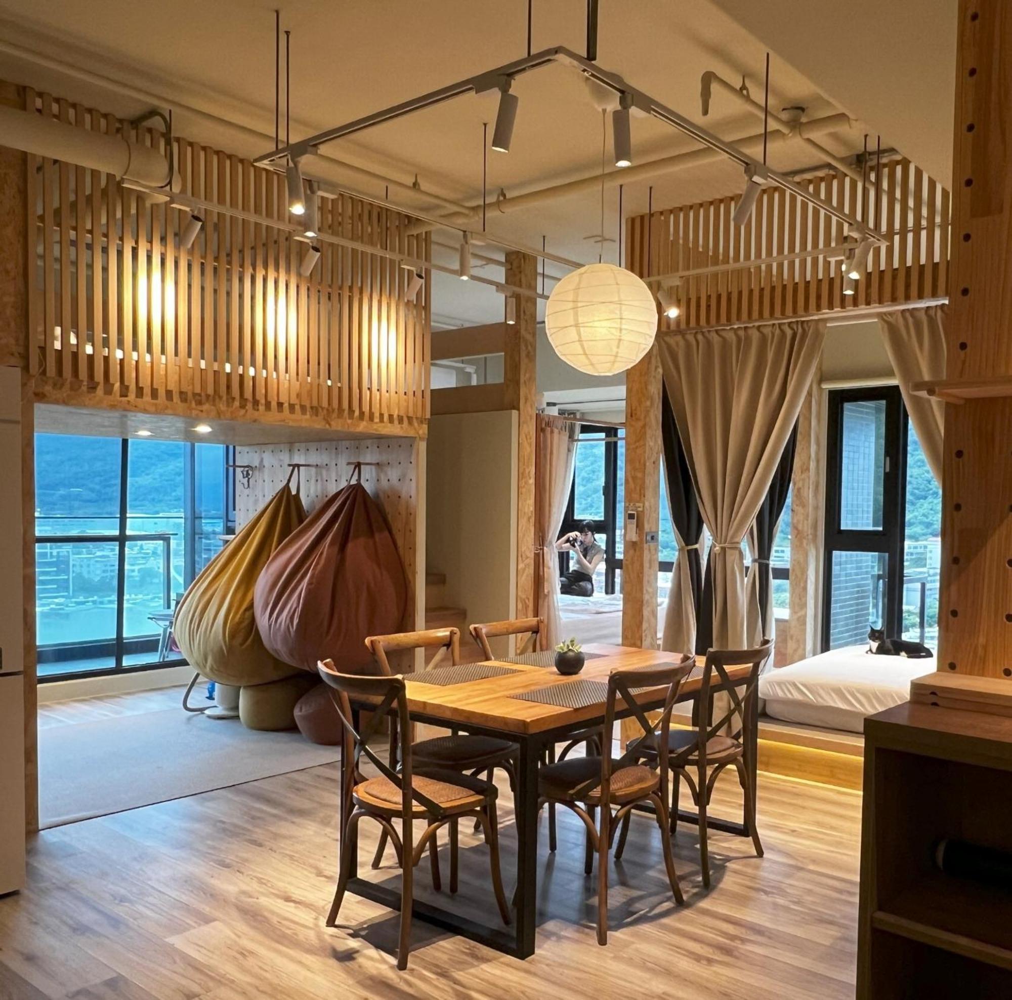 Toucheng Happyhouse頭城黑皮家 附早餐 Lejlighed Eksteriør billede